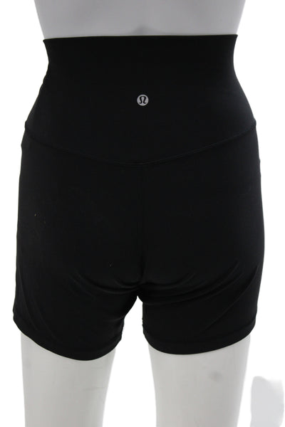 Lululemon Womens Athletic Nylon Shorts Black Size 10