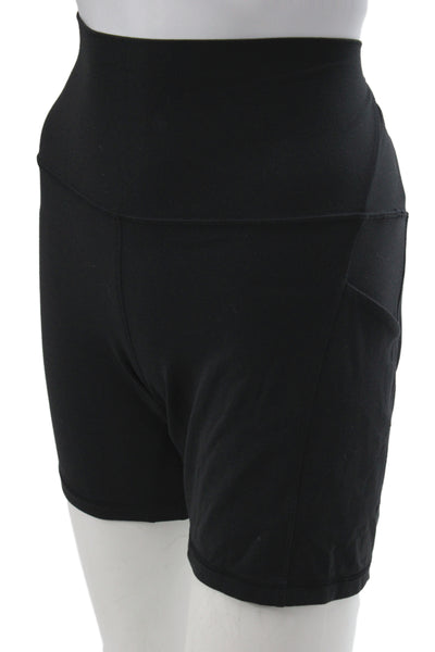 Lululemon Womens Athletic Shorts Black Nylon Athleisure Size 10