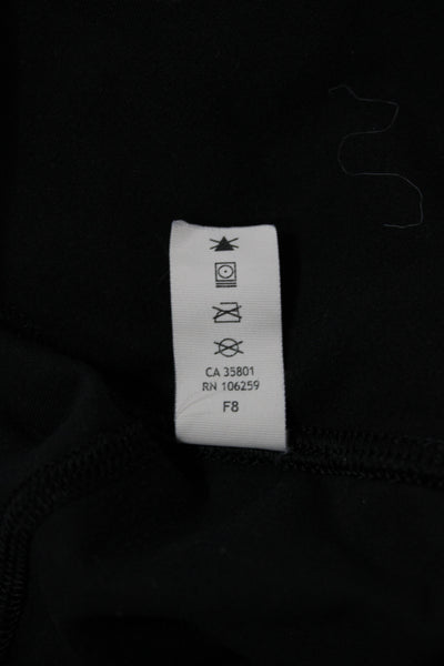 Lululemon Womens Athletic Shorts Black Nylon Athleisure Size 10