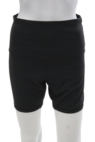 Lululemon Women Athletic Nylon Black Shorts Size 10