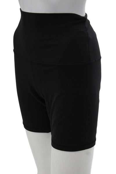 Lululemon Womens Athletic Shorts Black Solid Summer Size 10