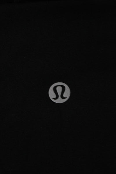 Lululemon Womens Athletic Black Nylon Solid Shorts Summer Size 10