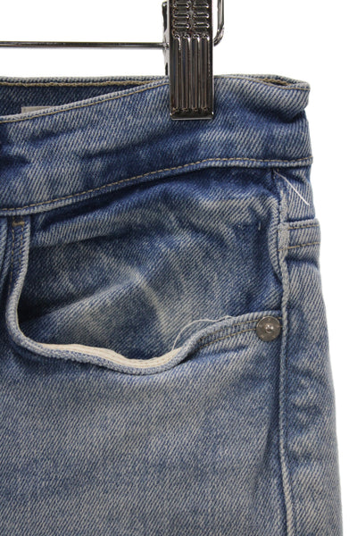 Frame Womens Cropped Blue Mid Rise Jeans Size 28