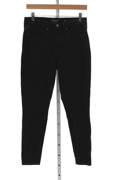Banana Republic Womens Black Skinny Jeans Cotton Size 29