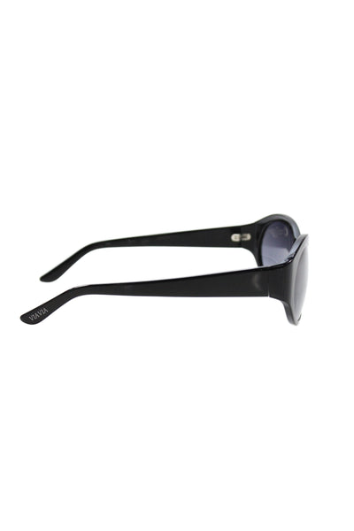 viavia Women's Plastic Gradient Lens  Rainer Wrap Sunglasses Black 153