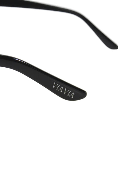 viavia Women's Plastic Gradient Lens  Rainer Wrap Sunglasses Black 153