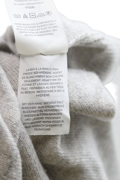 J Crew Womens Gray Cashmere Pullover Sweater Crewneck Long Sleeve Size XS