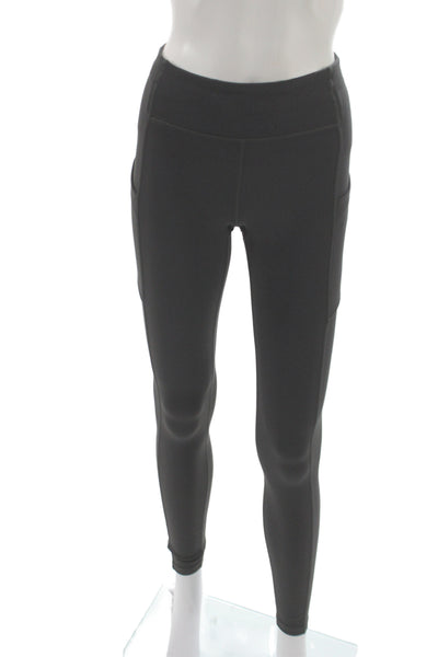 Lululemon Womens Ankle Leggings Black Athleisure Size 4