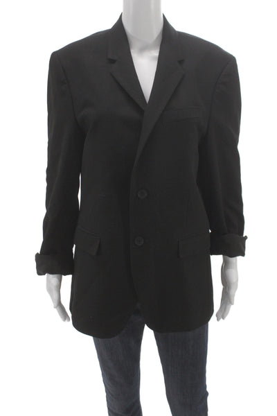 Zara Mens Black Blazer Classic Polyester Size 40