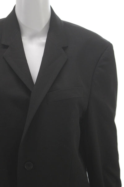 Zara Mens Black Blazer Classic Polyester Size 40