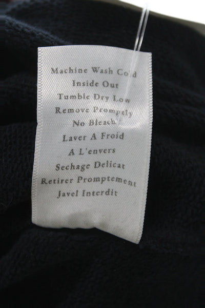 Frank & Eileen Womens Black Straight Pencil Skirt Cotton Drawstring Size M