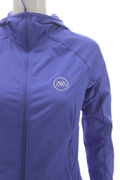 Arcteryx Womens Windbreaker Purple Zip Long Sleeve Polyester Size XS