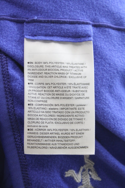 Arcteryx Womens Windbreaker Purple Zip Long Sleeve Polyester Size XS