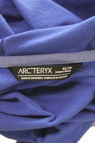 Arcteryx Womens Windbreaker Purple Zip Long Sleeve Polyester Size XS