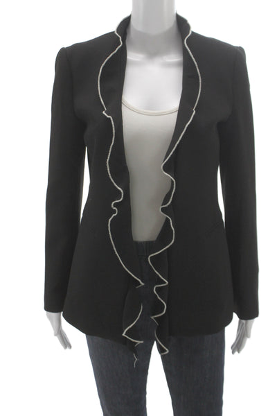 Zara Basic Women Basic Jacket Black Long Sleeve Size M
