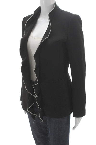 Zara Basic Women Basic Jacket Black Long Sleeve Size M