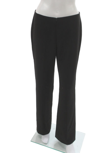 Thalian Womens Black Dress Pants Zip 65% Polyester Classic Size 6