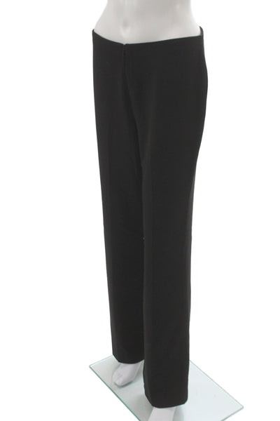 Thalian Womens Black Dress Pants Zip 65% Polyester Classic Size 6