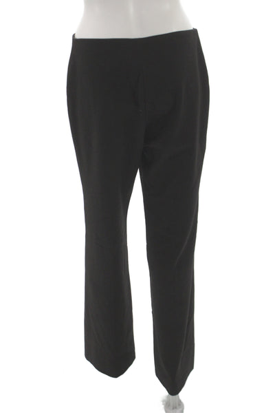 Thalian Womens Black Dress Pants Zip 65% Polyester Classic Size 6