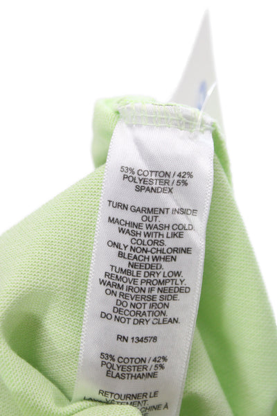 Vineyard Vines Women Green Collared Short Sleeve Polo Size XL