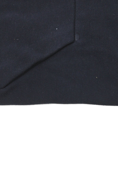 Jacadi Childrens Boys Full Zipper Hooded Sweater Navy Blue Cotton Size 8