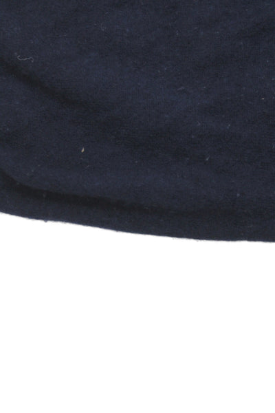 Lingua Franca Childrens Girls Cashmere Long Sleeves Sweater Navy Blue Size 4