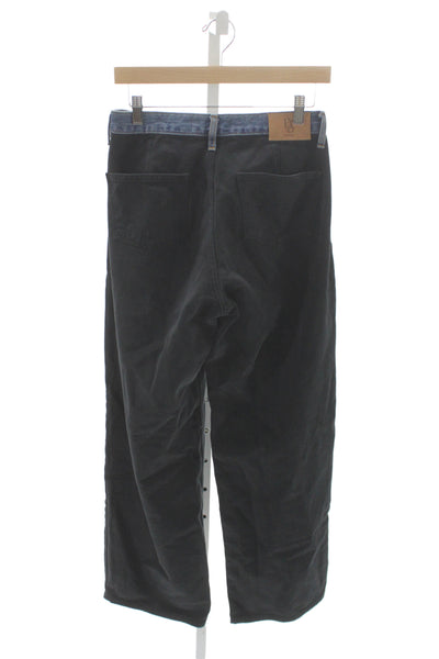 Edition Womens Black Wide Leg Jeans High Rise Cotton Solid Size XS