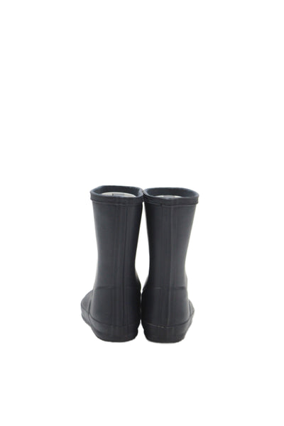 Hunter Childrens Girls Pull On Rain Boots Navy Blue Size 9 B