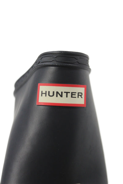 Hunter Childrens Girls Pull On Rain Boots Navy Blue Size 9 B