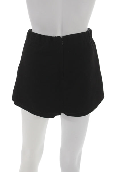 Maje Womens Mini Black Skort Size 34