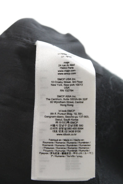 Maje Womens Mini Black Skort Size 34