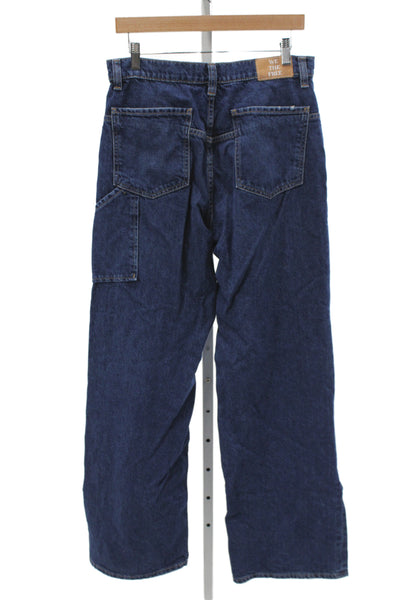 We The Free Womens Wide Leg High Rise Blue Jeans Size 30