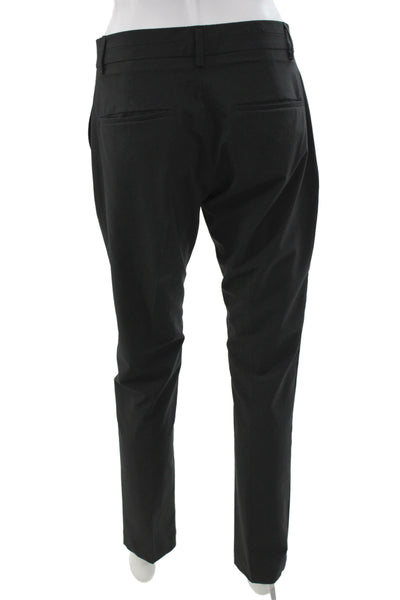 J Lindeberg Womens Black Golf Polyester Pants Button Inseam 27 Size 28