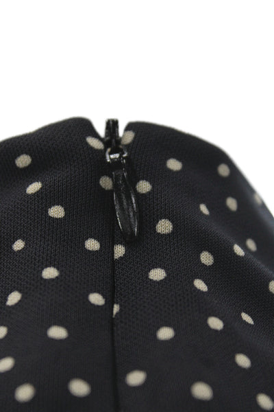 Rag & Bone Womens Bodycon Polka Dot Black Mock Neck Long Sleeve Dress Size S