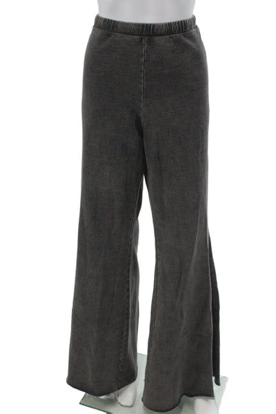 Good American Women Gray 100% Cotton Pull On Sweatpants Casual Size XL
