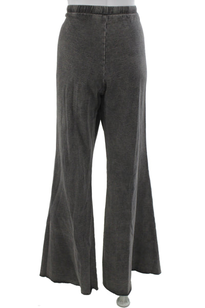Good American Women Gray 100% Cotton Pull On Sweatpants Casual Size XL