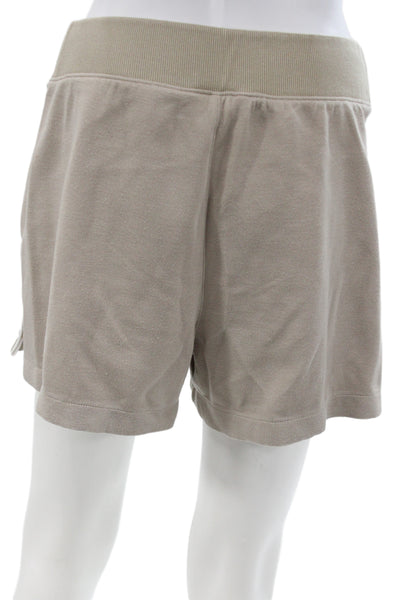 Spanx Women Matching Set Beige Pullover Crew Neck Long Sleeve Size M