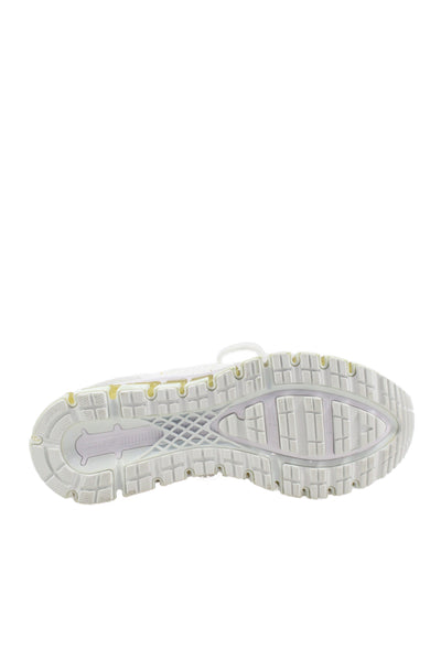 Asics Womens Mesh Lace-Up Tied Running Sneakers White Size 8.5