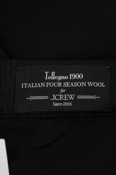 J Crew Women Black Wool Dress Pants Size 16