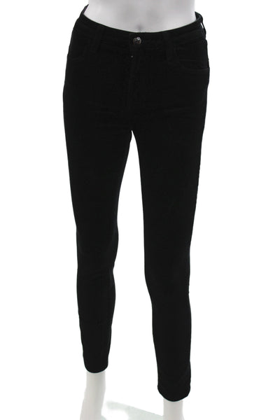 J Brand Womens Skinny Black Cotton Jeans Size 25