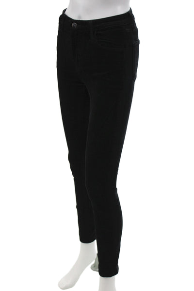 J Brand Womens Skinny Black Cotton Jeans Size 25