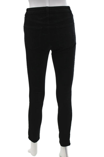 J Brand Womens Skinny Black Cotton Jeans Size 25