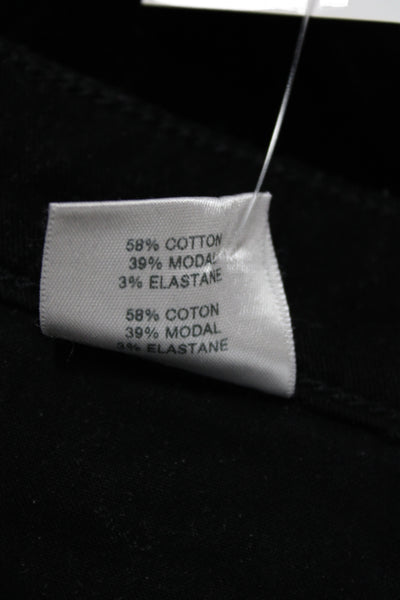 J Brand Womens Skinny Black Cotton Jeans Size 25