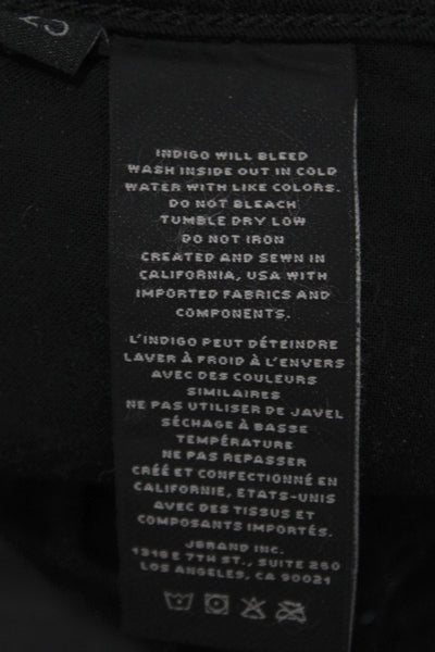 J Brand Womens Skinny Black Cotton Jeans Size 25