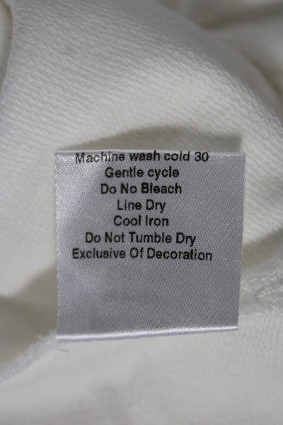Hedge Girls White Sleeveless Square Neck Romper 60% Cotton Size 4