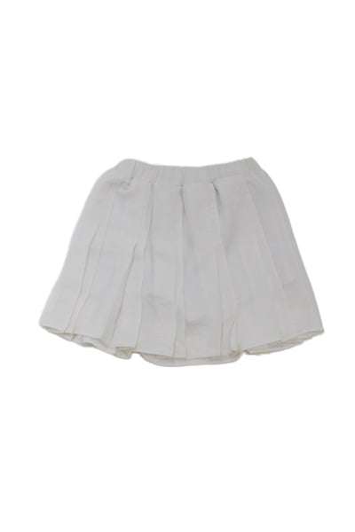 Hedge Girls Mini Tennis Skort White Polyester Pull On Size 4