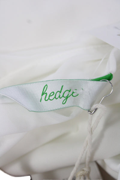 Hedge Women White High Neck Camisole Sleeveless Athleisure Size XL