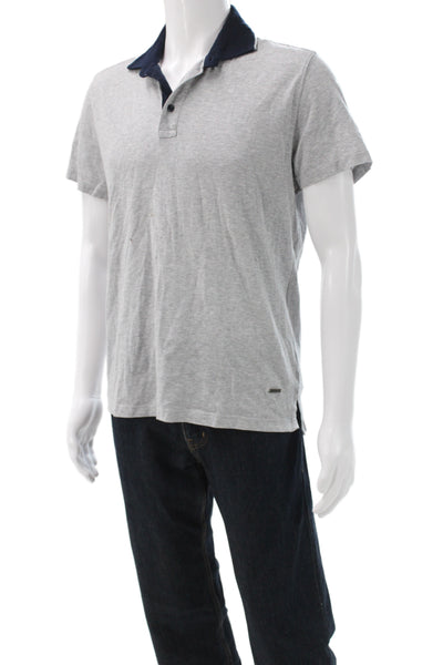 Rodd & Gunn Mens Short Sleeves Sports Fit Polo Shirt Grey Cotton Size Medium