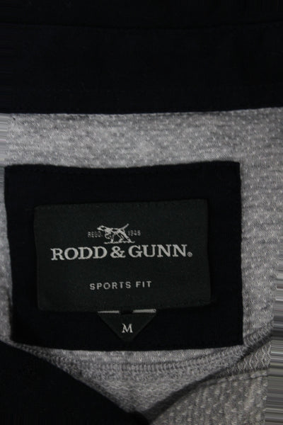 Rodd & Gunn Mens Short Sleeves Sports Fit Polo Shirt Grey Cotton Size Medium