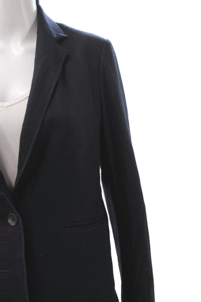 Rag & Bone Womens Basic Jacket Black Button Long Sleeve Size 6